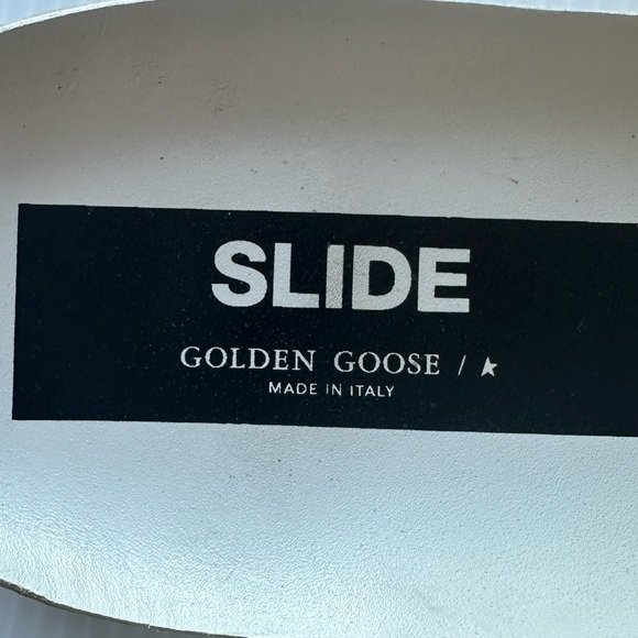 Golden Goose Slide Sneakers Canvas with Contrast Star IT 41 Mens 8 Women’s 9.5 - Picture 12 of 16